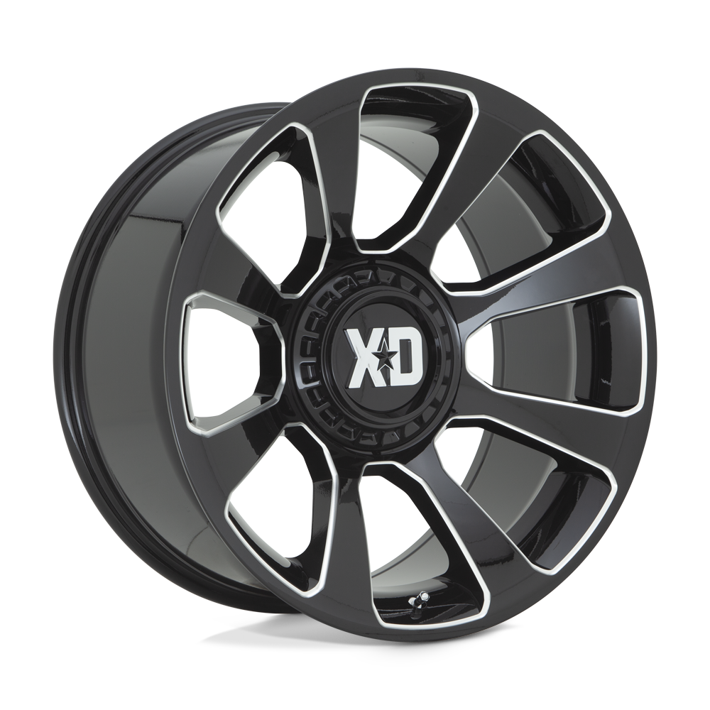 XD XD854 REACTOR GLOSS BLACK MILLED 20X10 5x127/5x139.7 et-18 78.1