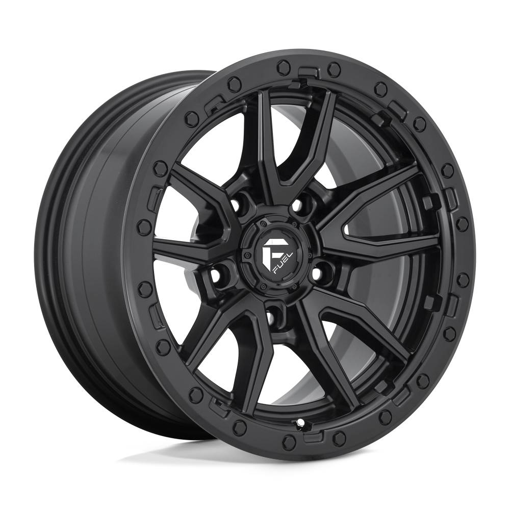 Fuel 1PC D679 REBEL MATTE BLACK 17X9 5x127 et-12 71.5