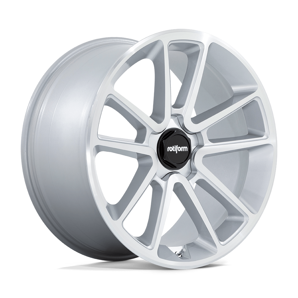 Rotiform R192 BTL GLOSS SILVER W/ MACHINED FACE 21X10.5 5x112 et38 66.56