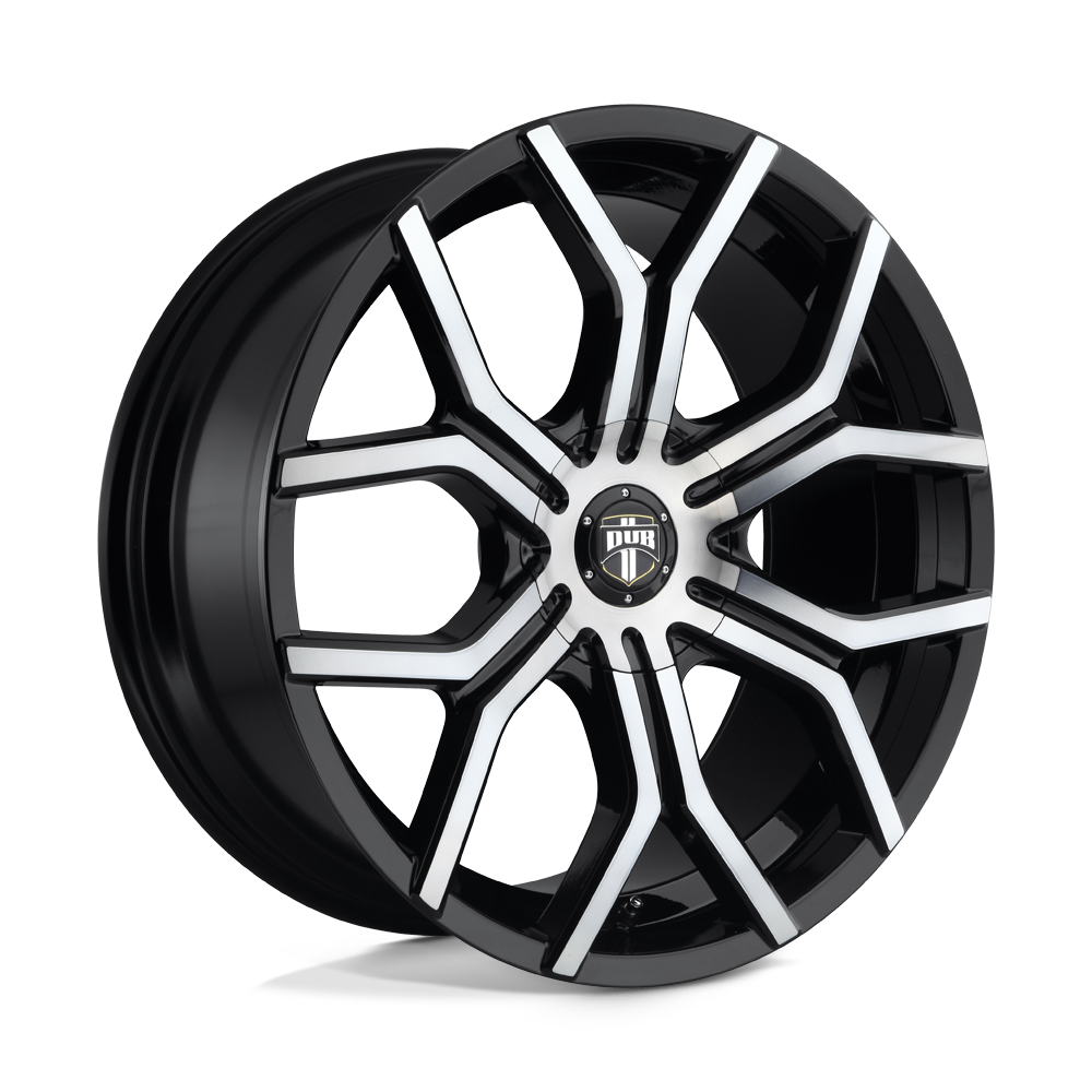 DUB 1PC S209 ROYALTY GLOSS MACHINED DOUBLE DARK TINT 22X9.5 6x120/6x132 et30 74.5