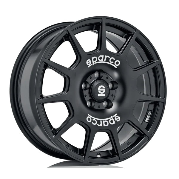 SPARCO TERRA MATT BLACK WHITE LETTERING