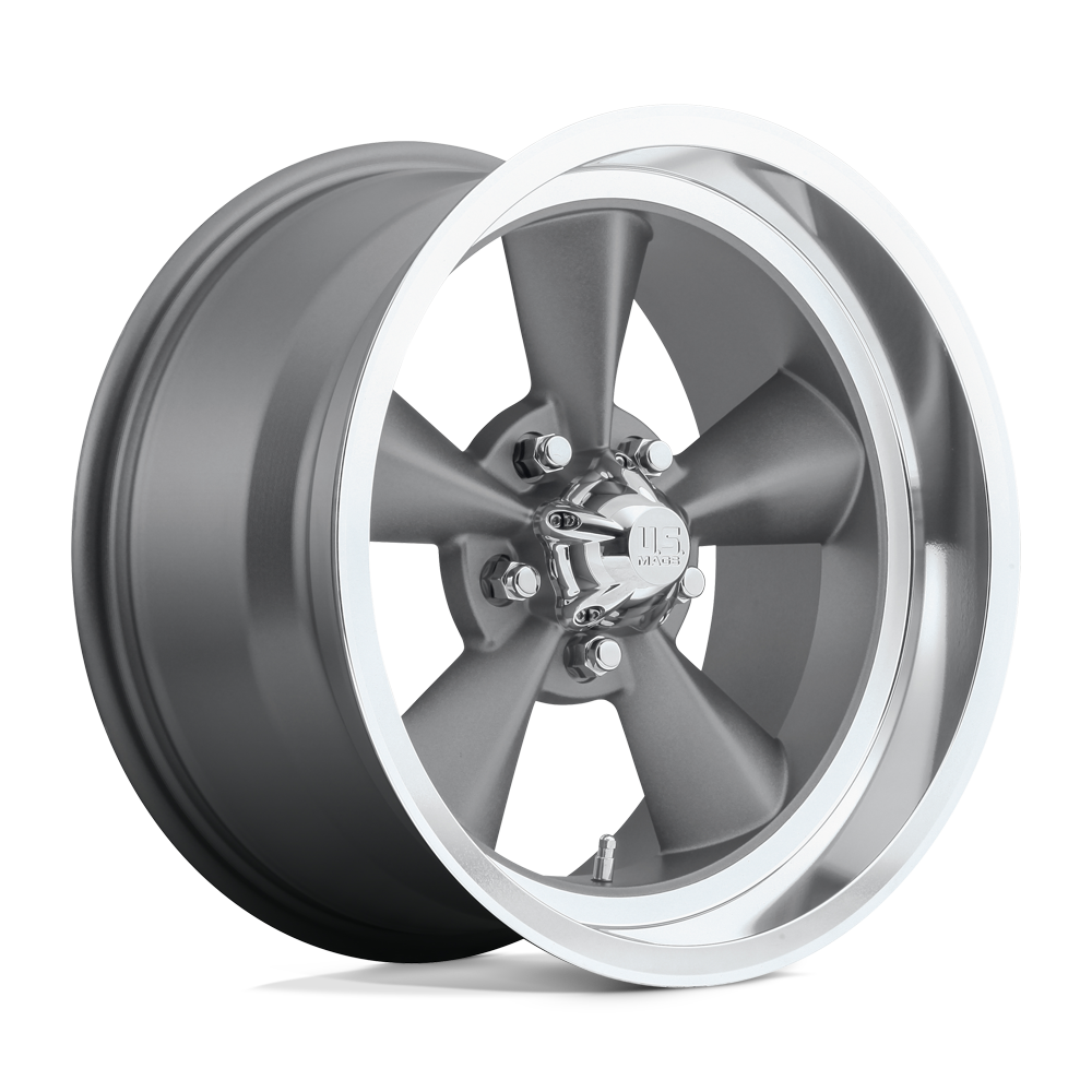 US Mag 1PC U102 STANDARD MATTE GUN METAL 17X8 5x114.3 et1 72.56