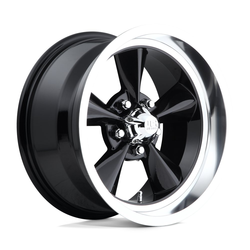 US Mag 1PC U107 STANDARD GLOSS BLACK 18X9 5x120.65 et7 72.56