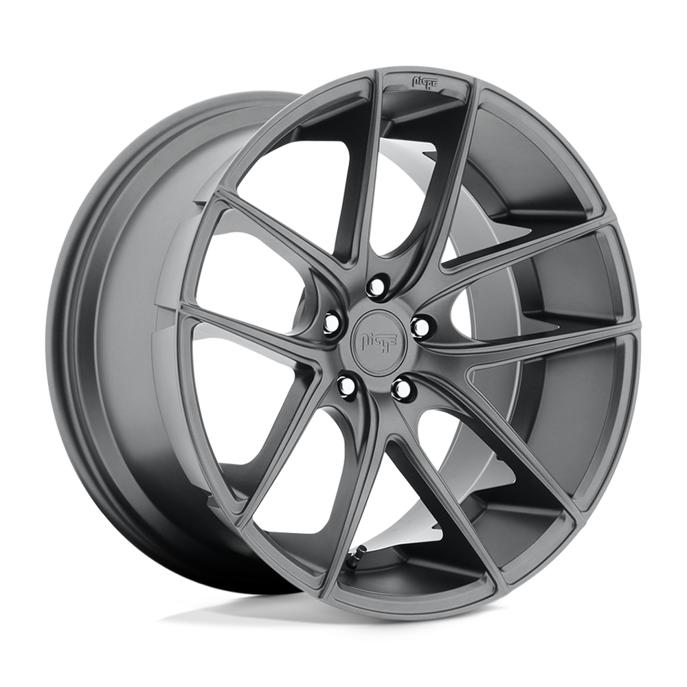Niche 1PC M129 TARGA MATTE GUN METAL 20X10 5x120 et40 72.56