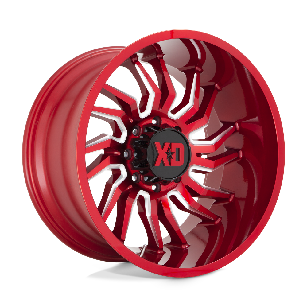 XD XD858 TENSION CANDY RED MILLED 22X10 6x139.7 et-18 106.1