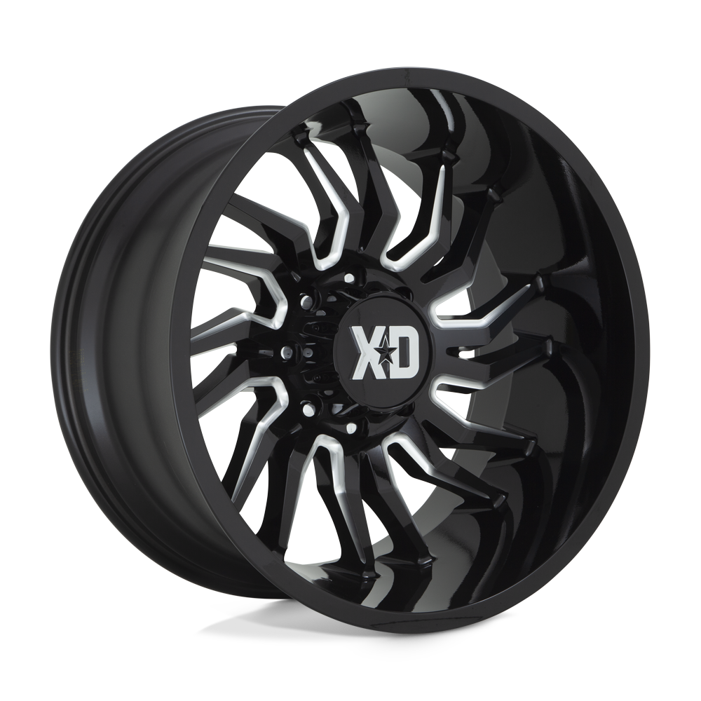XD XD858 TENSION GLOSS BLACK MILLED 22X10 6x135 et-18 87.1