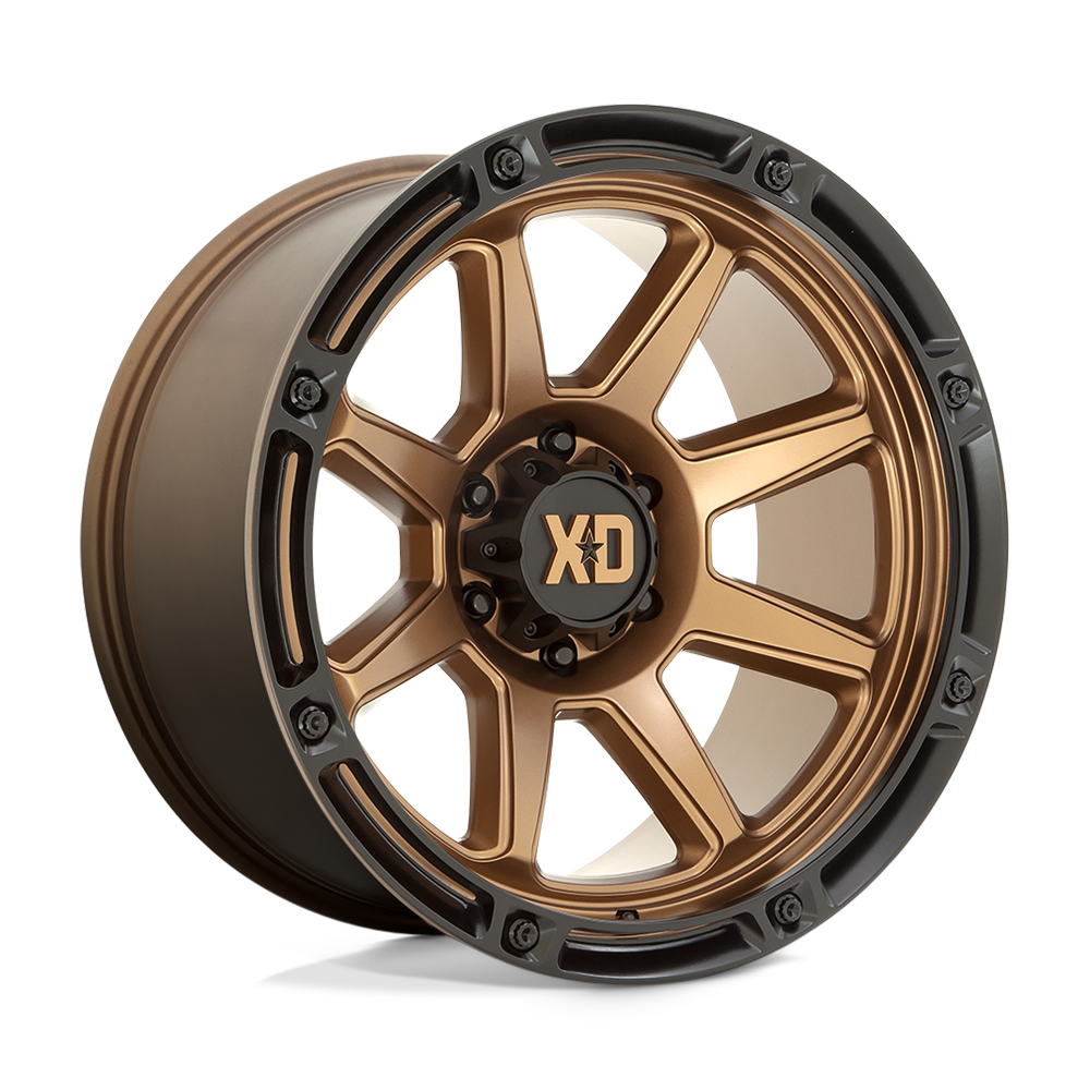 XD XD863 MATTE BRONZE W/ BLACK LIP 20X9 8x165.1 et0 125.1