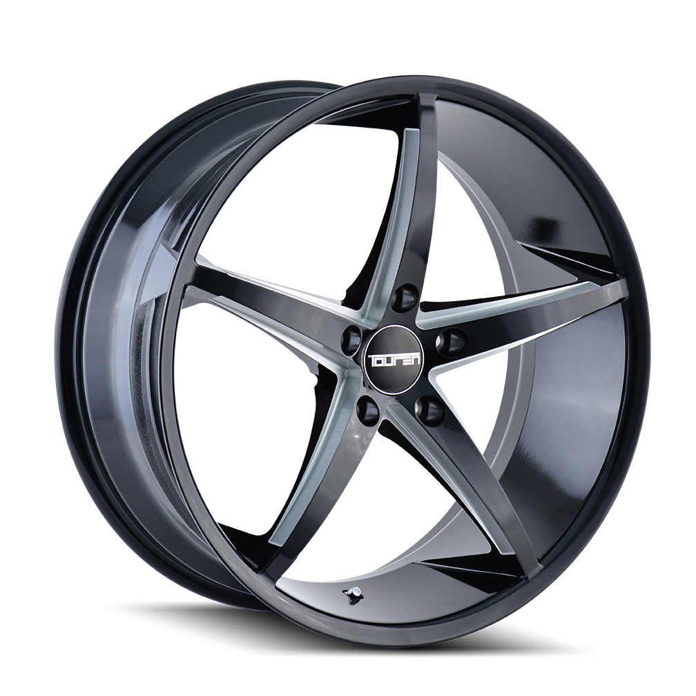 TOUREN TR70 GLOSS BLACK MILLED 17x7.5 5x120 et40 74.1