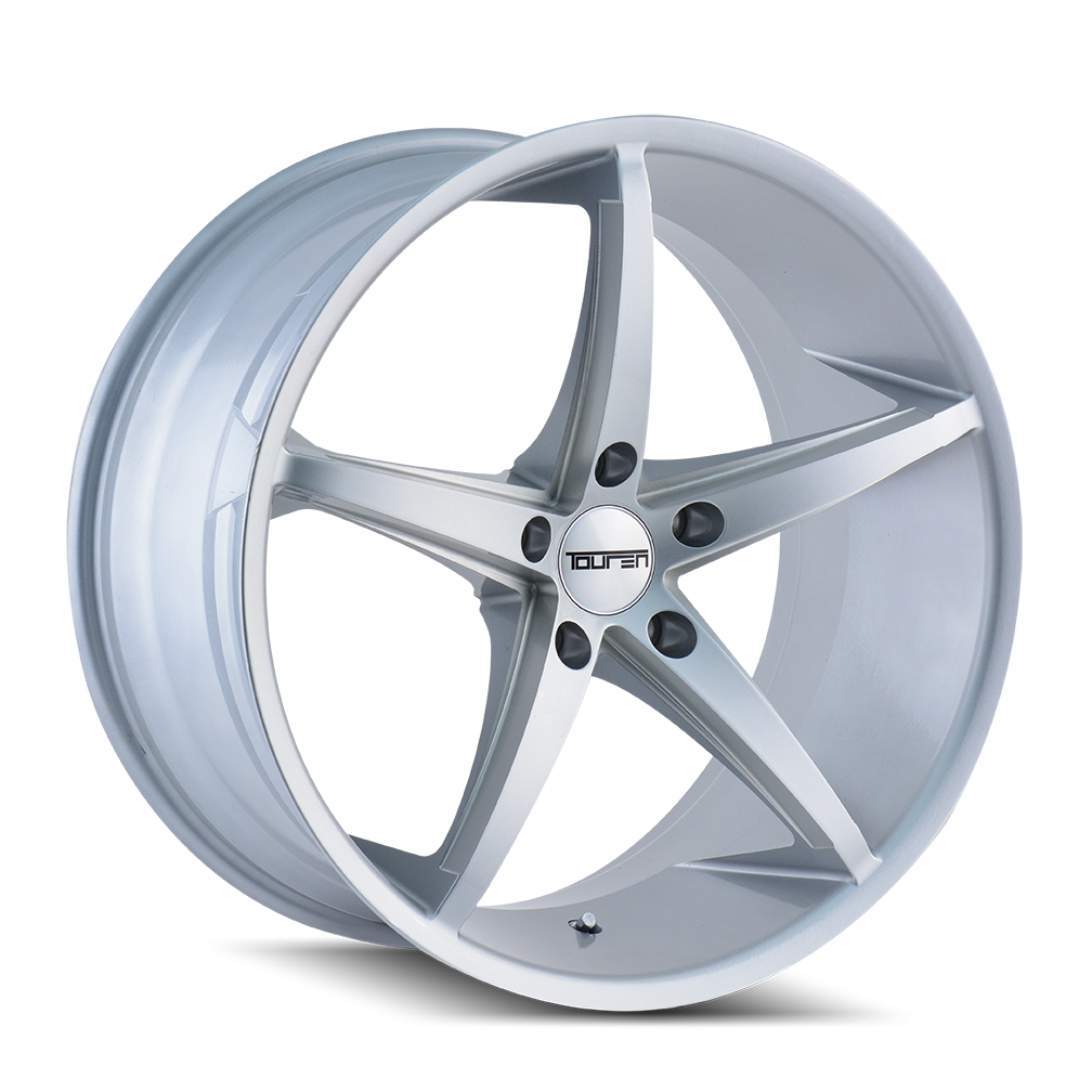 TOUREN TR70 GLOSS SILVER MILLED 20x8.5 5x114.3 et35 72.62