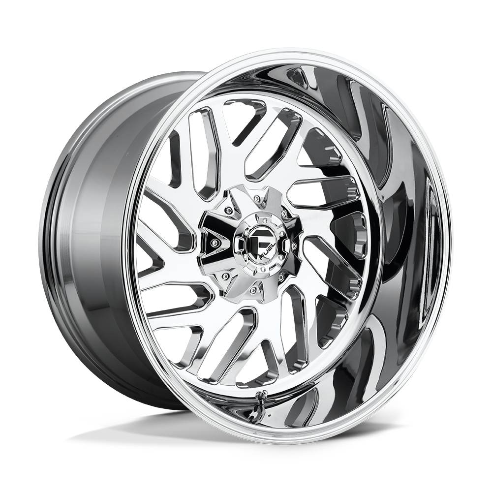 Fuel 1PC D609 TRITON CHROME PLATED 22X12 5x139.7/5x150 et-43 110.1