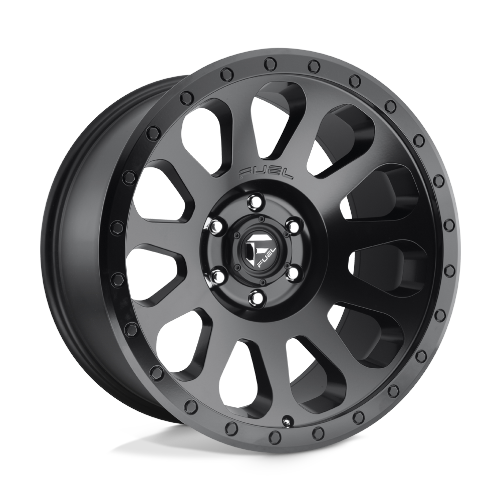 Fuel 1PC D579 VECTOR MATTE BLACK 20X10 6x139.7 et-18 108