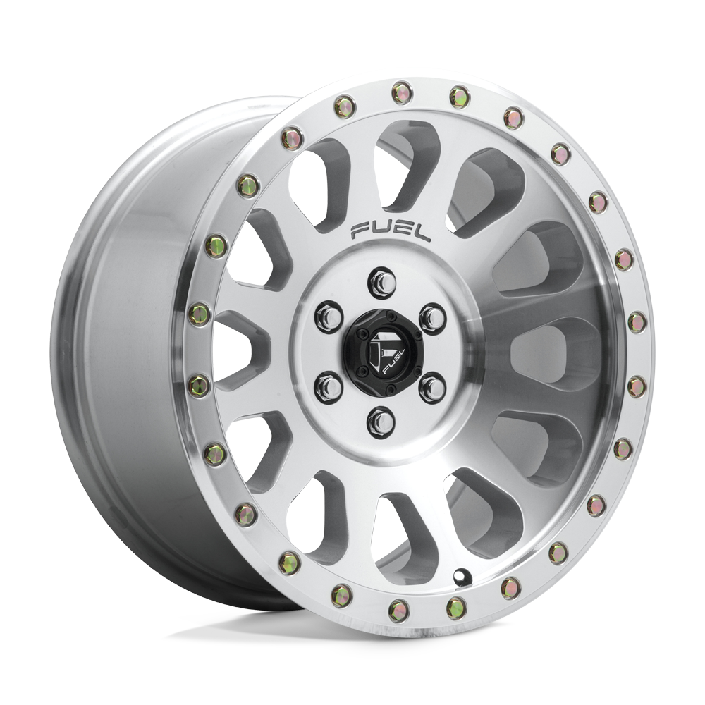 Fuel 1PC D647 VECTOR DIAMOND CUT MACHINED W/ CLEAR COAT 18X9 6x139.7 et1 106.1