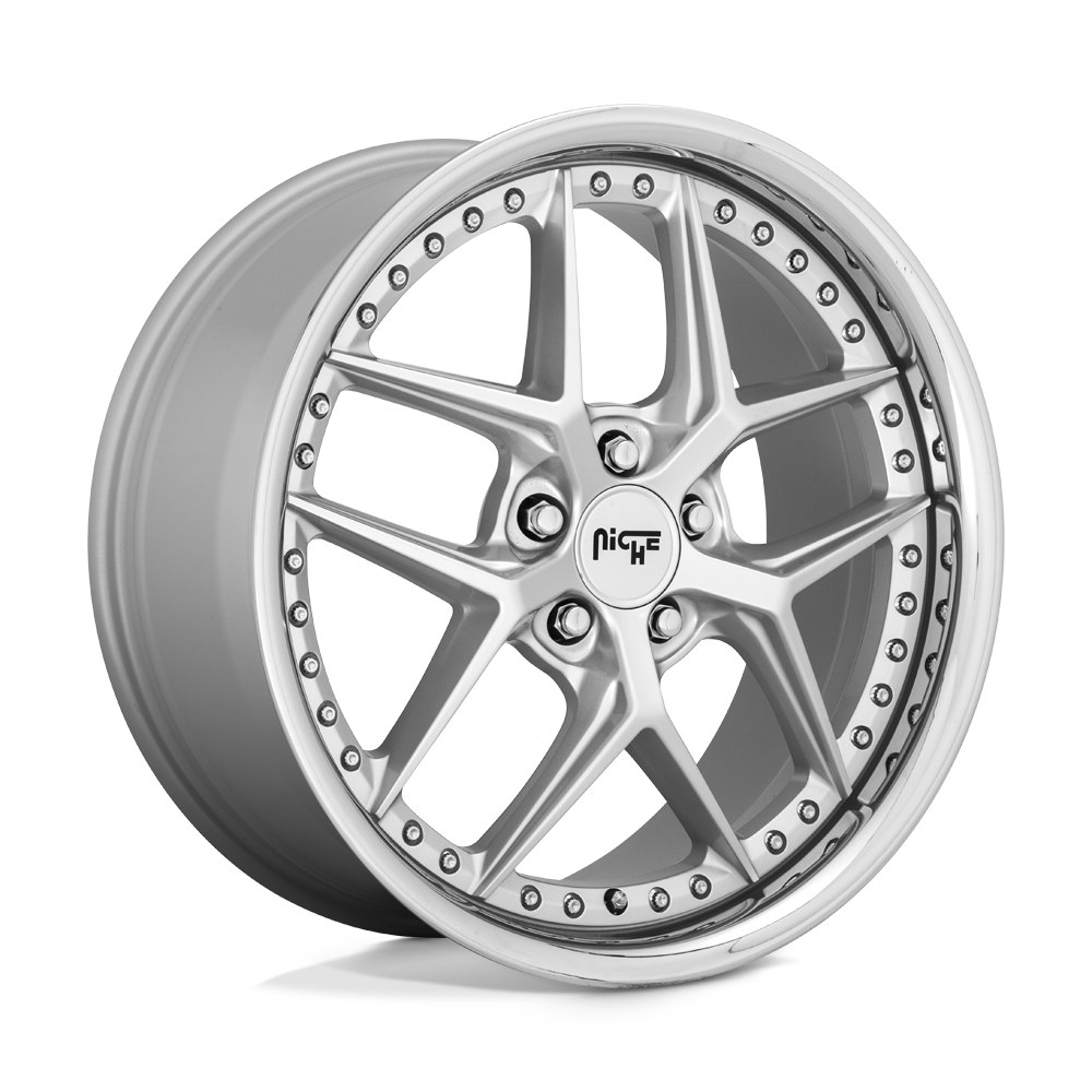 Niche 1PC M225 VICE MATTE SILVER 20X10.5 5x112 et40 66.56