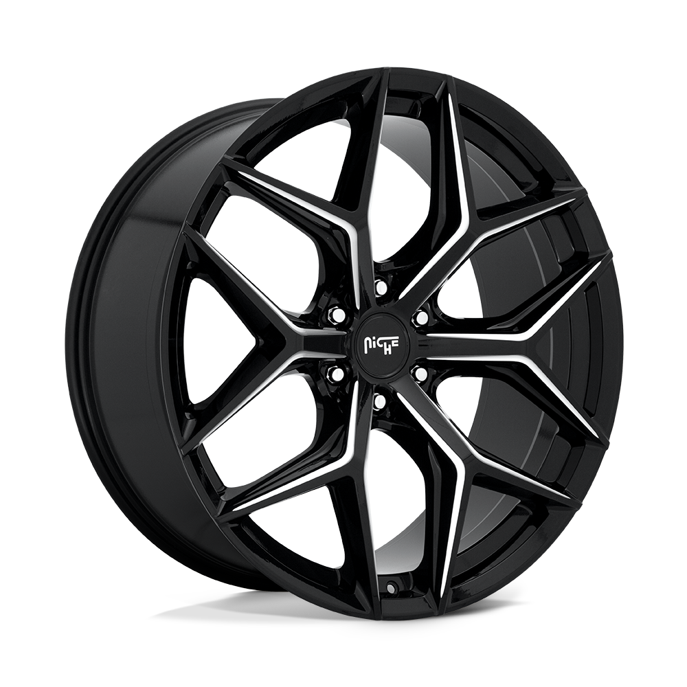 Niche 1PC M232 VICE SUV GLOSS BLACK MILLED 24X10 6x135 et30 87.1