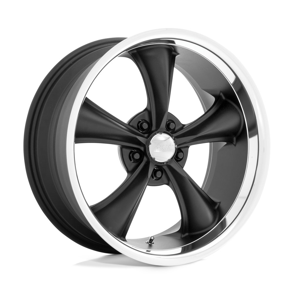 American Racing Vintage VN338 BOSS TT TEXTURED BLACK W/ DIAMOND CUT LIP 20X10 5x115 et20 72.56