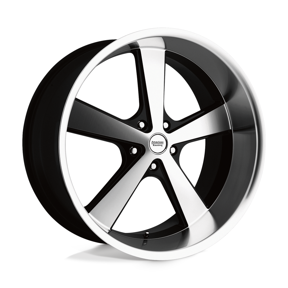 American Racing Vintage VN701 NOVA GLOSS BLACK MACHINED 22X9 5x127 et15 78.1