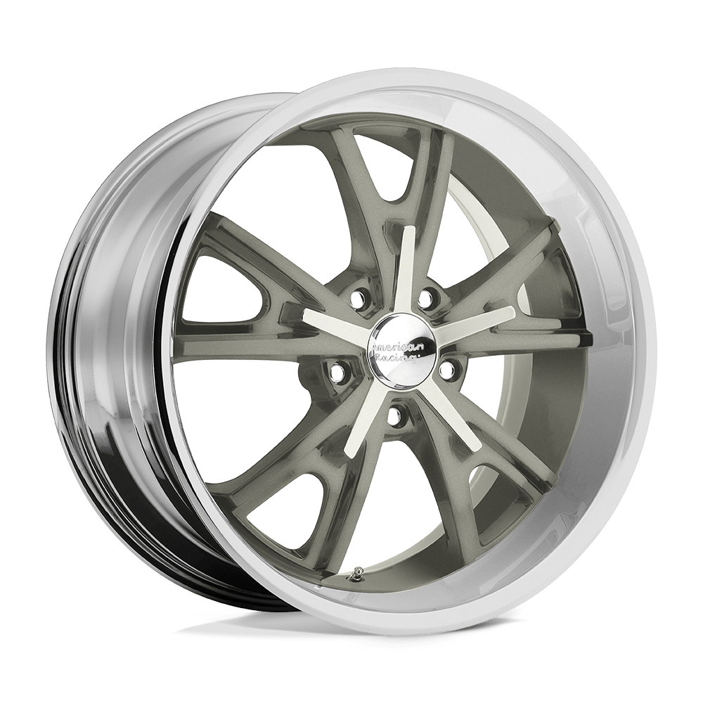 American Racing Vintage VN801 DAYTONA MAG GRAY W/ MACHINED LIP 20X8.5 5x120.65 et5 72.56