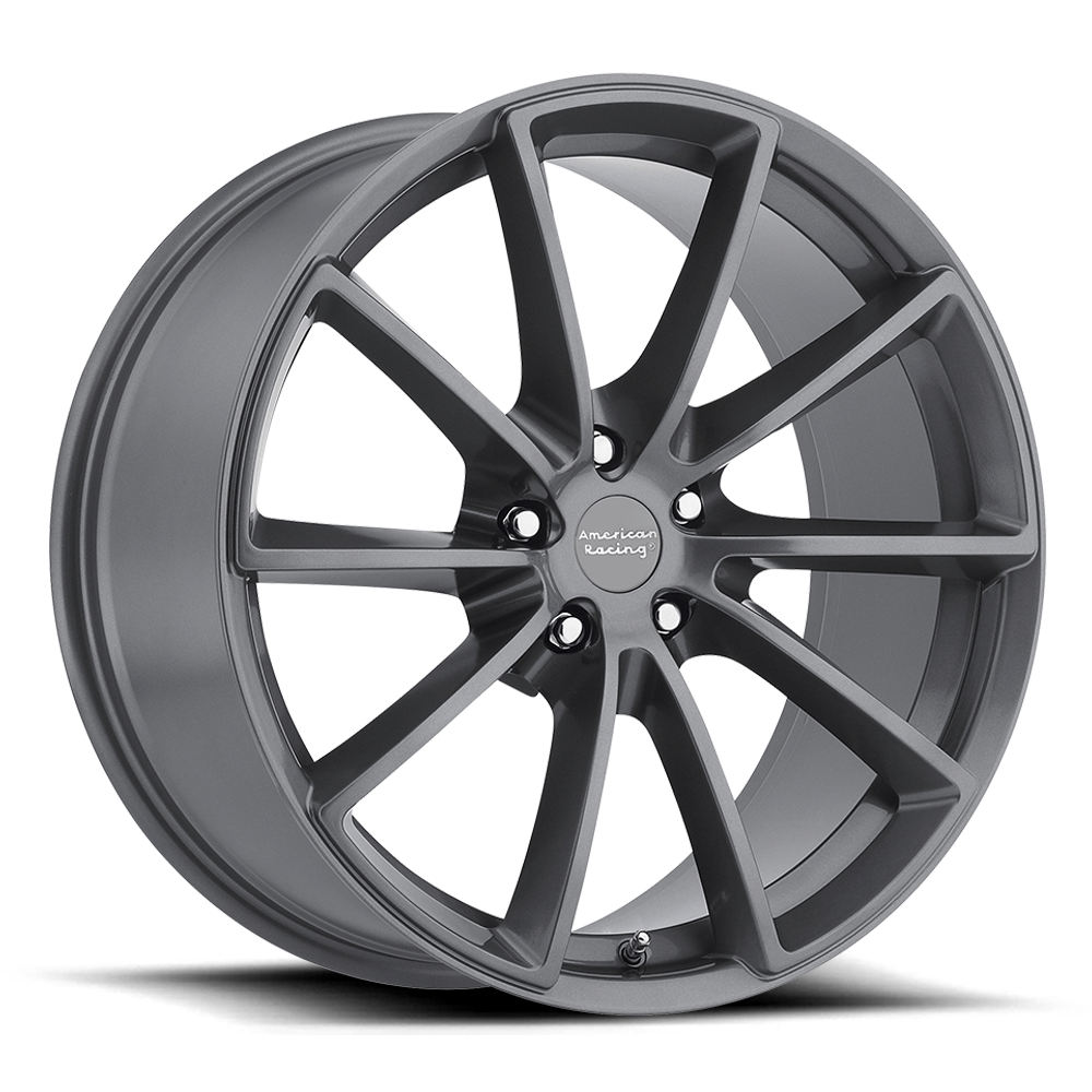 American Racing Vintage VN806 FAST BACK ANTHRACITE W/MACHINED FACE 18X9 5x114.3 et38 72.56