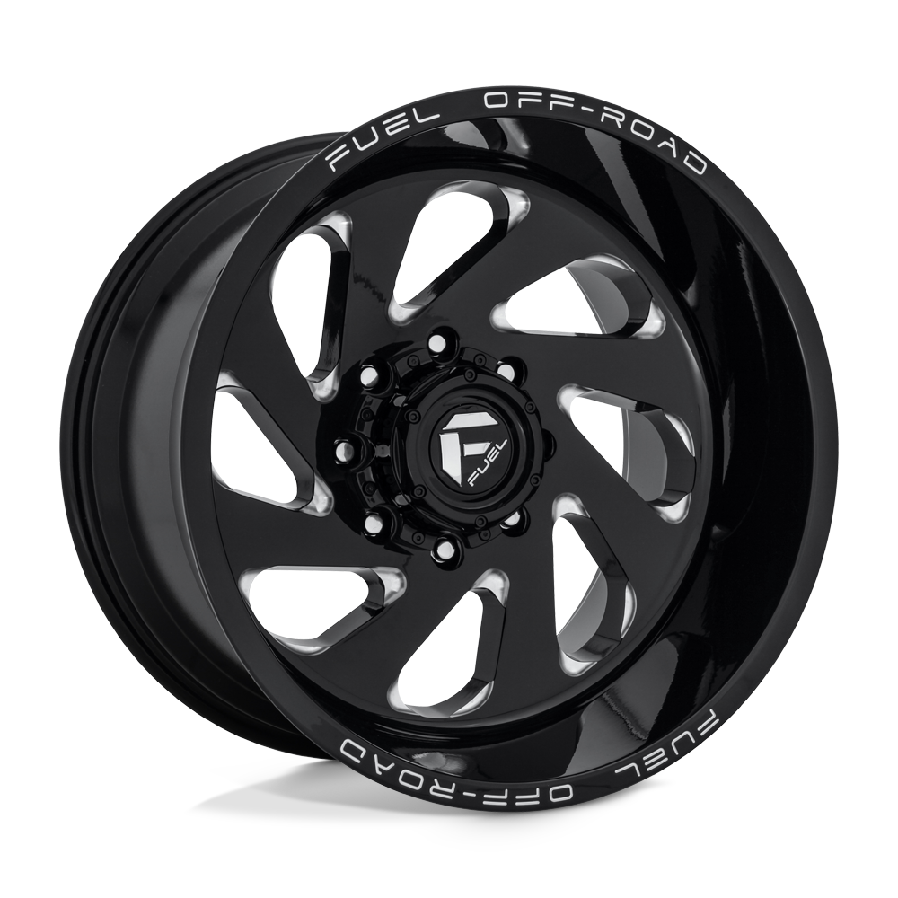 Fuel 1PC D637 VORTEX GLOSS BLACK MILLED 20X10 6x139.7 et-19 106.1