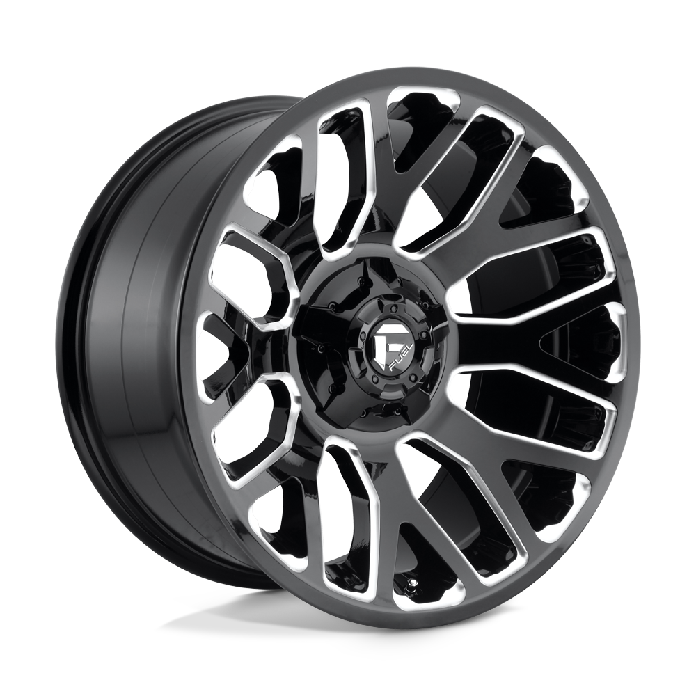 Fuel 1PC D607 WARRIOR GLOSS BLACK MILLED 20X10 8x165.1 et-18 125.1