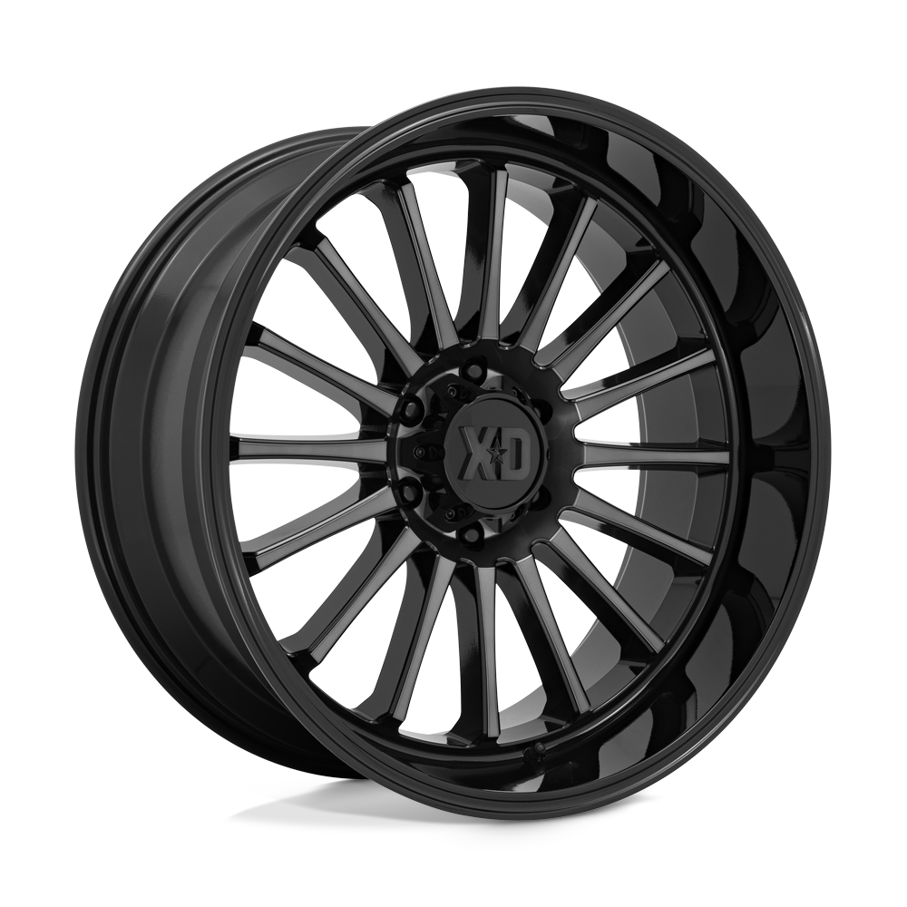 XD XD857 WHIPLASH GLOSS BLACK W/ GRAY TINT 22X10 6x135 et-18 87.1