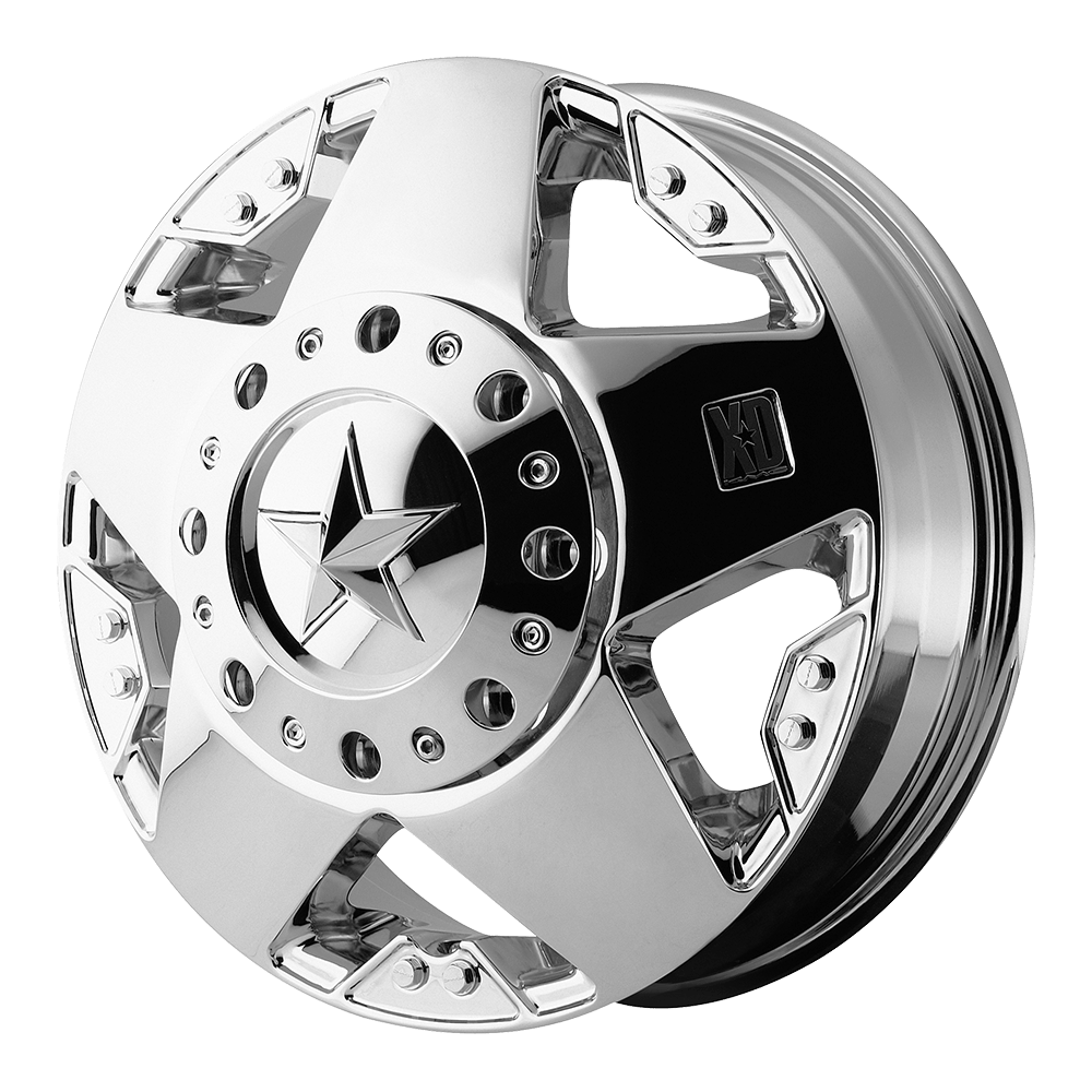 XD XD775 ROCKSTAR DUALLY CHROME FRONT 16X6 8x170 et111 125.1