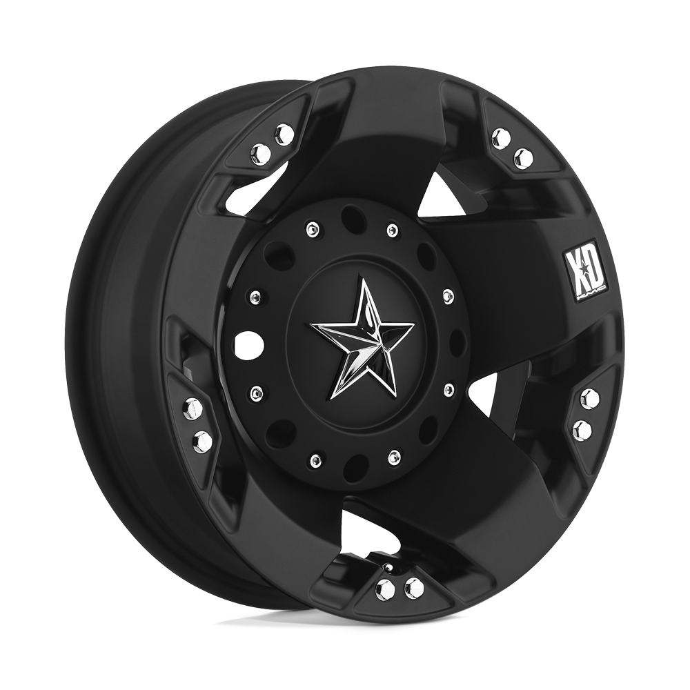 XD XD775 ROCKSTAR DUALLY MATTE BLACK REAR 17X6 8x200 et-134 142
