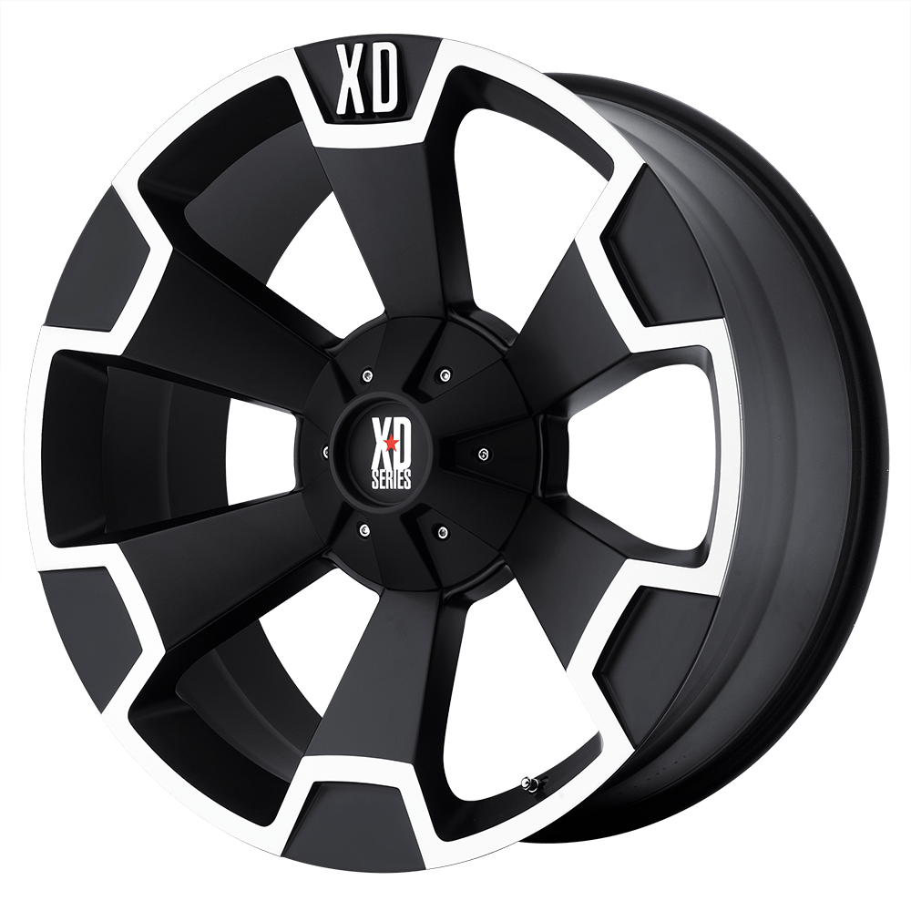 XD XD803 THUMP MATTE BLACK MACHINED 20X9 5x139.7/5x150 et35 110.1