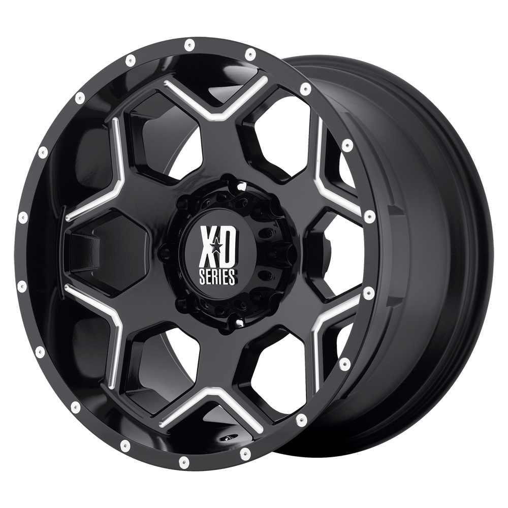 XD XD812 CRUX GLOSS BLACK MILLED 20X9 6x139.7 et18 106.1