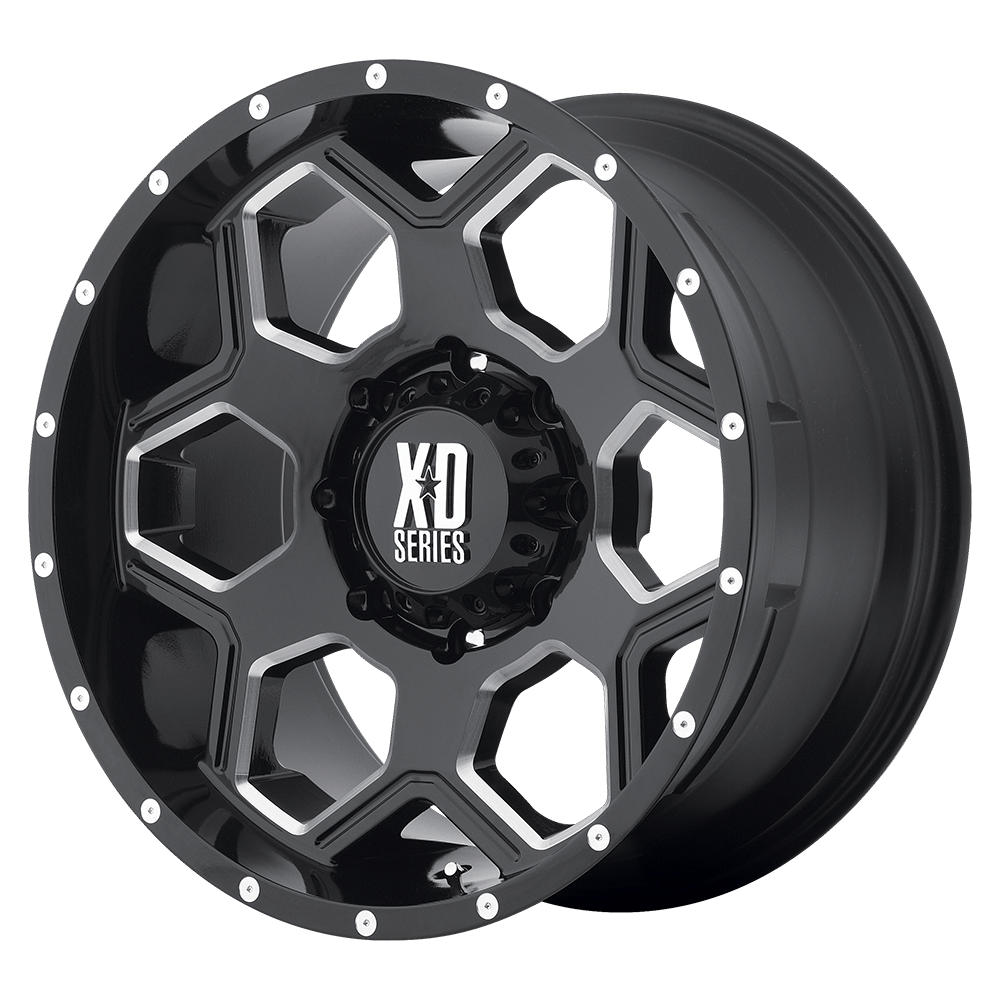 XD XD813 BATALLION GLOSS BLACK MILLED 20X10 6x135 et-24 87.1