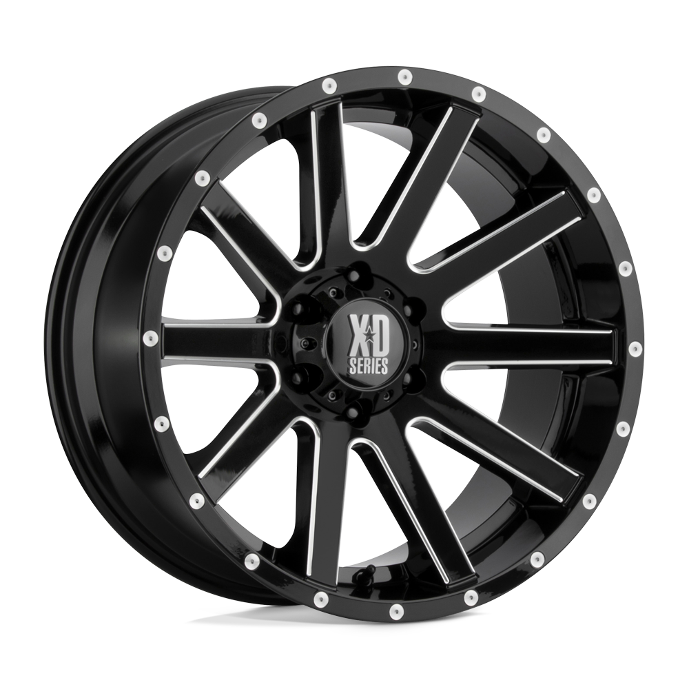 XD XD818 HEIST GLOSS BLACK MILLED 20X10 6x135 et-24 87.1