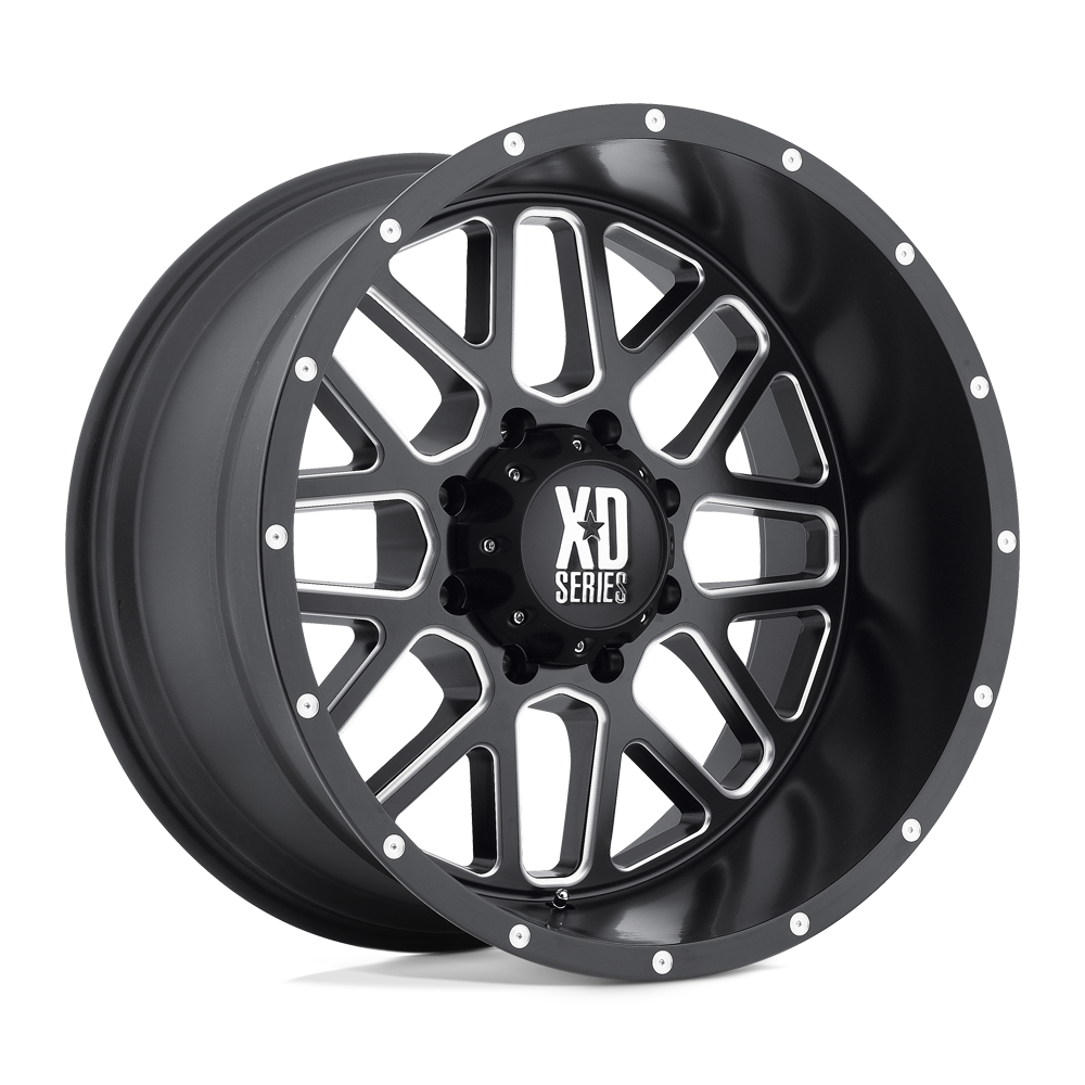 XD XD820 GRENADE SATIN BLACK MILLED 16X7 6x130 et42 84.1