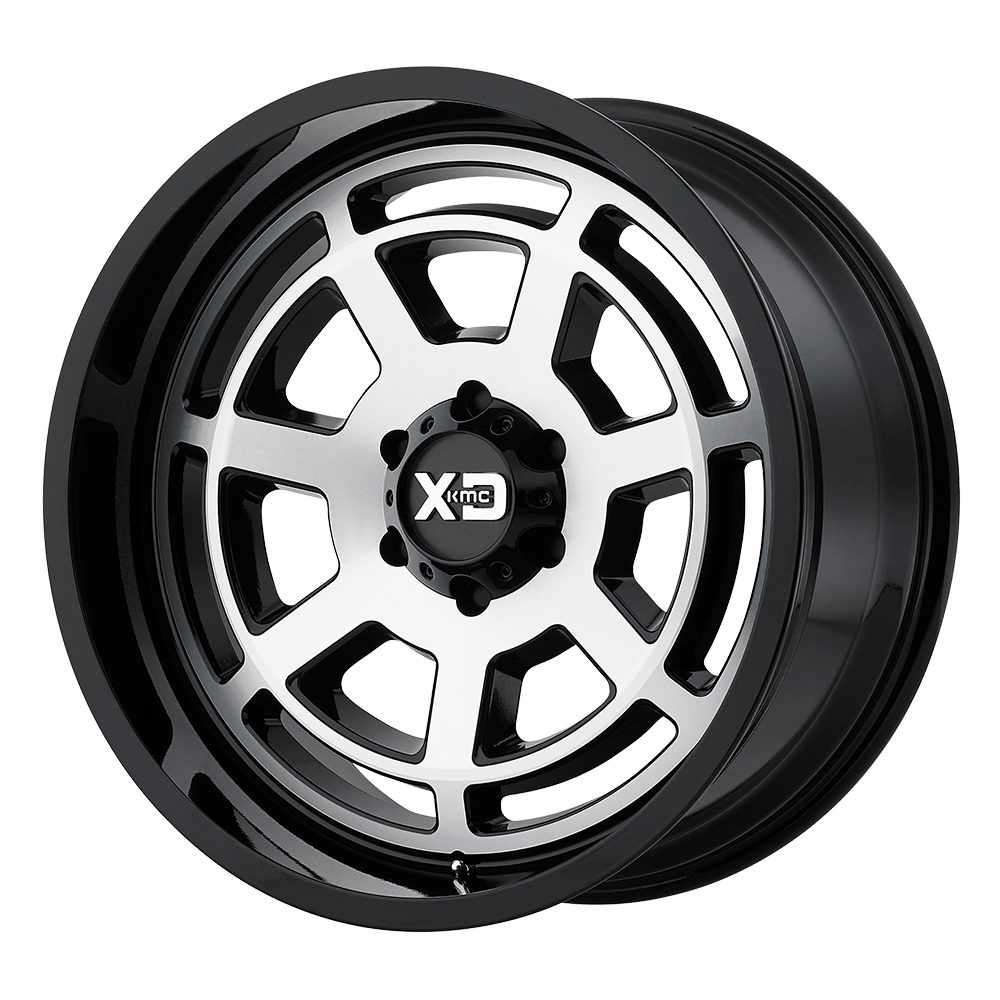 XD XD824 BONES GLOSS BLACK MACHINED 20X10 5x127 et-24 78.1