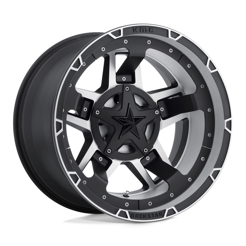 XD XD827 ROCKSTAR III MATTE BLACK MACHINED 18X9 5x139.7/5x150 et0 110.1