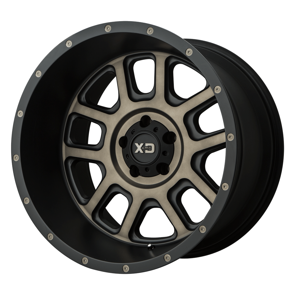 XD XD828 DELTA MATTE BLACK W/ DARK TINT CLEAR 20X9 6x120 et18 66.9