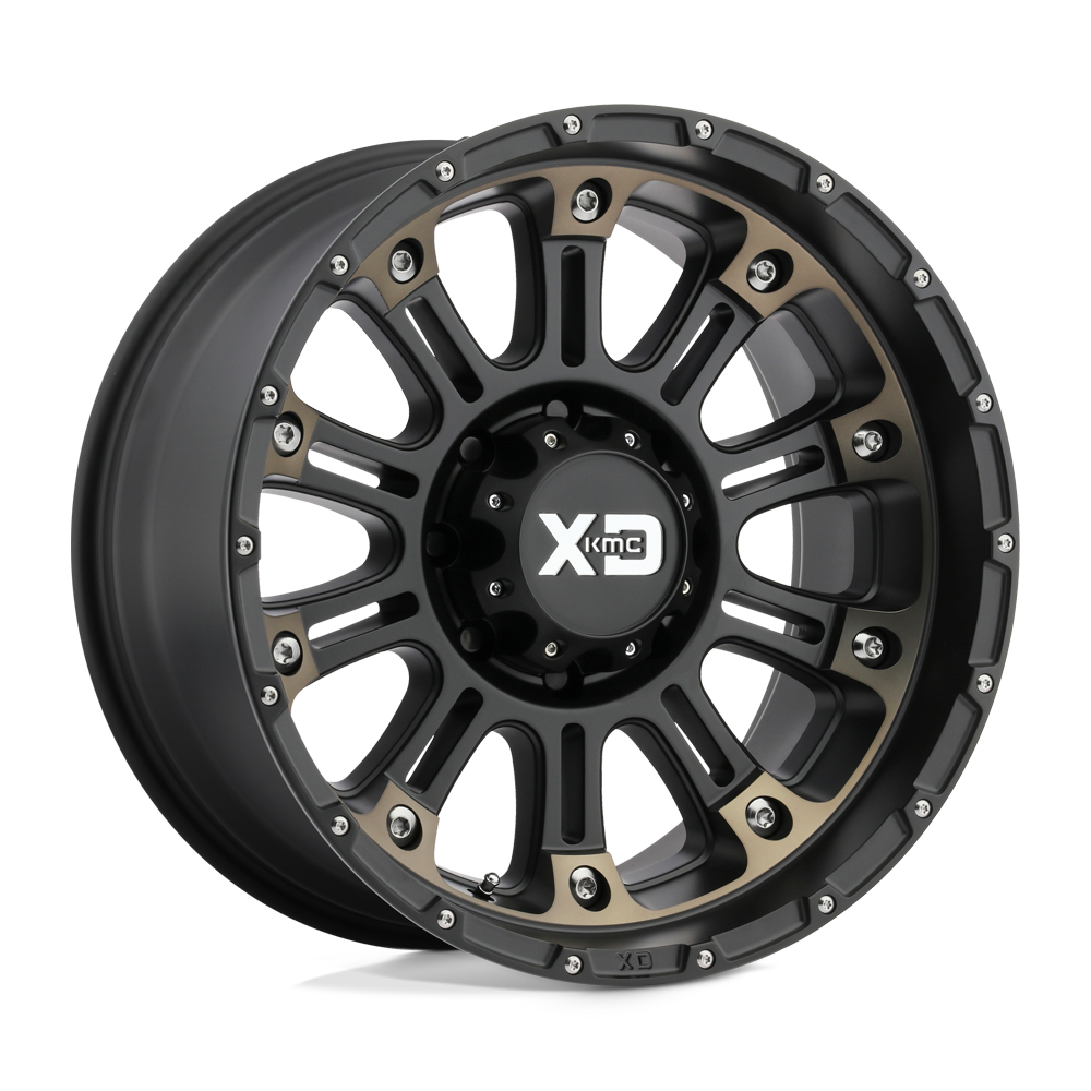 XD XD829 HOSS II SATIN BLACK MACH W/ DARK TINT 18X9 6x139.7 et18 106.1