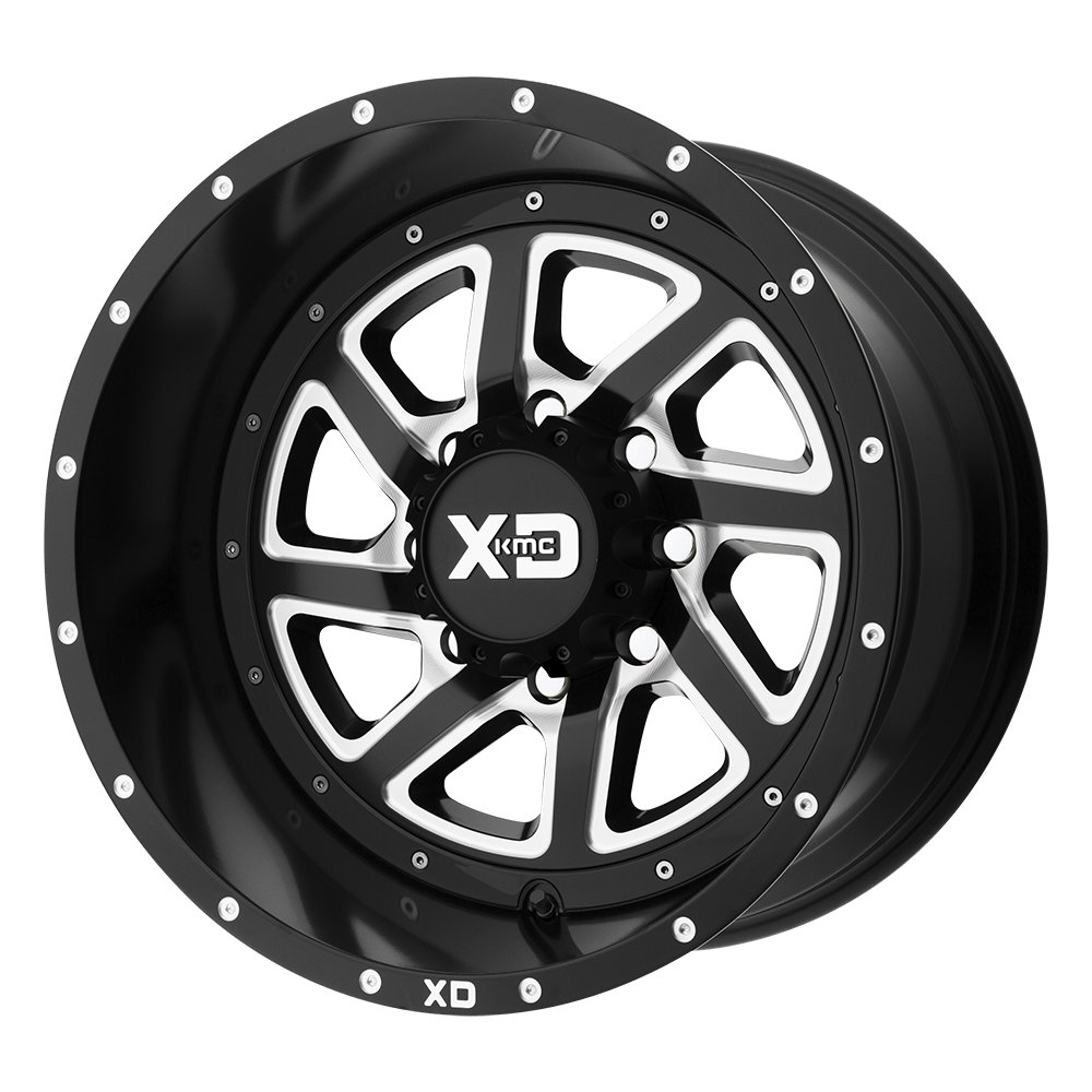 XD XD833 RECOIL SATIN BLACK MILLED W/ REVERSIBLE RING 22X14 6x139.7 et-76 106.1