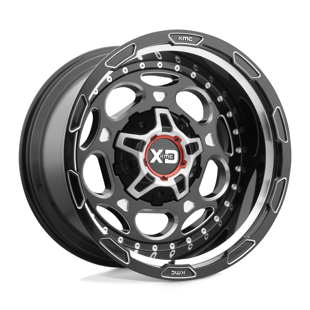 XD XD837 DEMODOG GLOSS BLACK MILLED 20X12 6x135/6x139.7 et-44 106.1