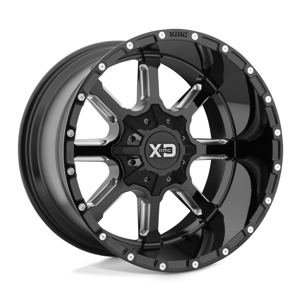 XD XD838 MAMMOTH GLOSS BLACK MILLED 20X9 6x135/6x139.7 et0 106.1