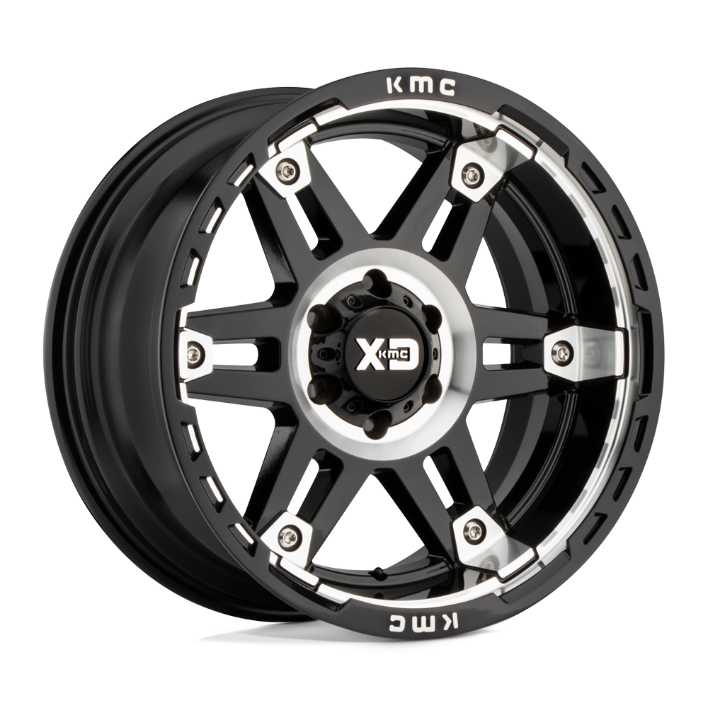 XD XD840 SPY II GLOSS BLACK MACHINED 17X8 6x139.7 et18 106.1