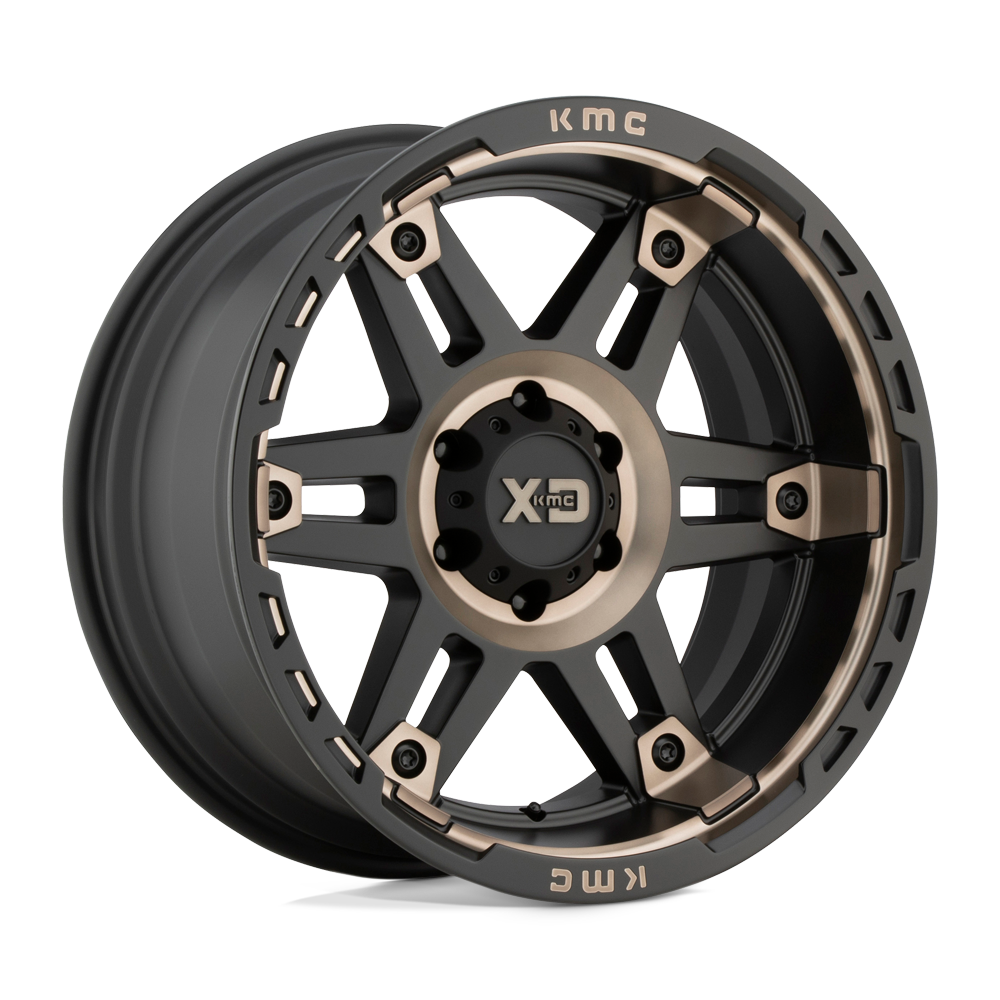 XD XD840 SPY II SATIN BLACK W/ DARK TINT 17X9 8x165.1 et-12 125.1