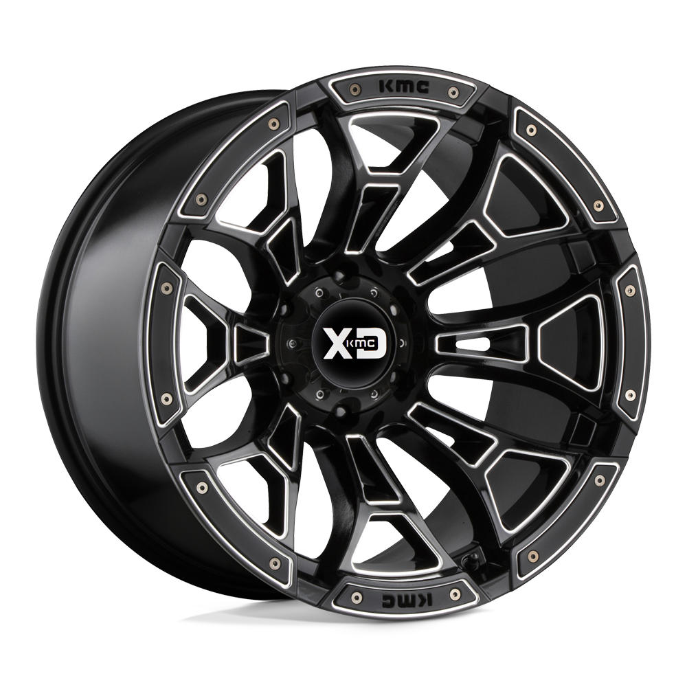 XD XD841 BONEYARD GLOSS BLACK MILLED 20X12 6x139.7 et-44 106.1