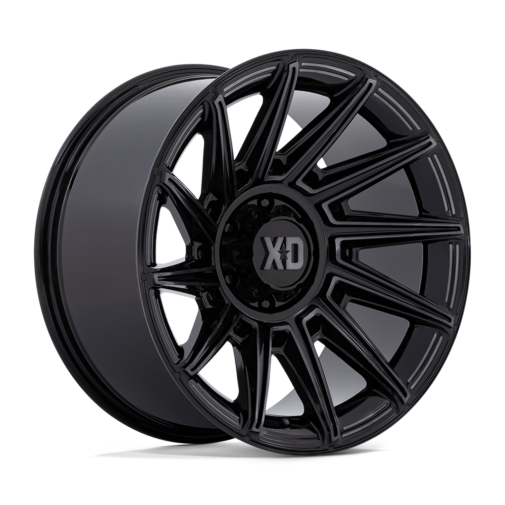 XD XD867 SPECTER GLOSS BLACK W/ GRAY TINT 20X10 8x165.1 et-18 125.1