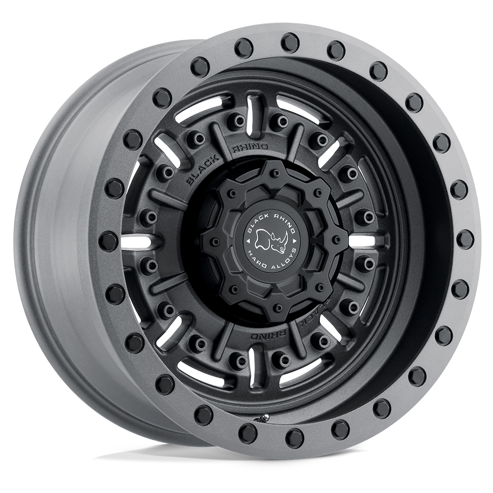 Black Rhino ABRAMS TEXTURED MATTE GUNMETAL 20X9.5 6x120 et12 67.06