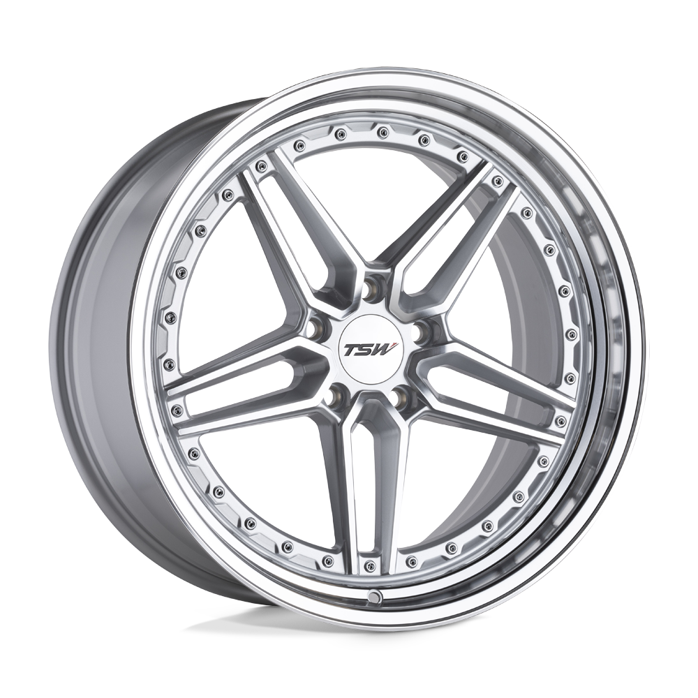 TSW ASCARI SILVER W/ MIRROR CUT FACE & LIP 20X9 5x112 et32 66.56
