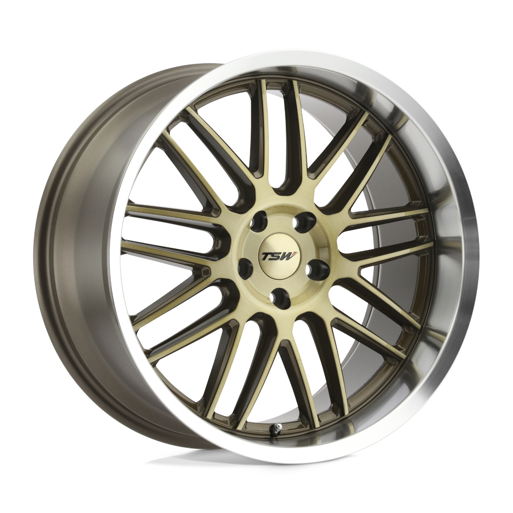 TSW AVALON BRONZE W/  BRUSHED BRONZE FACE & MACHINED LIP 20X10 5x114.3 et40 76.1