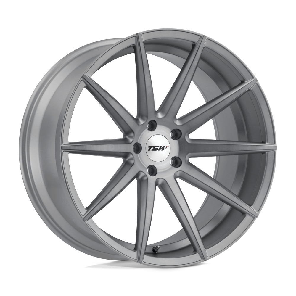 TSW CLYPSE TITANIUM W/ MATTE BRUSHED FACE 20X10.5 5x114.3 et25 76.1