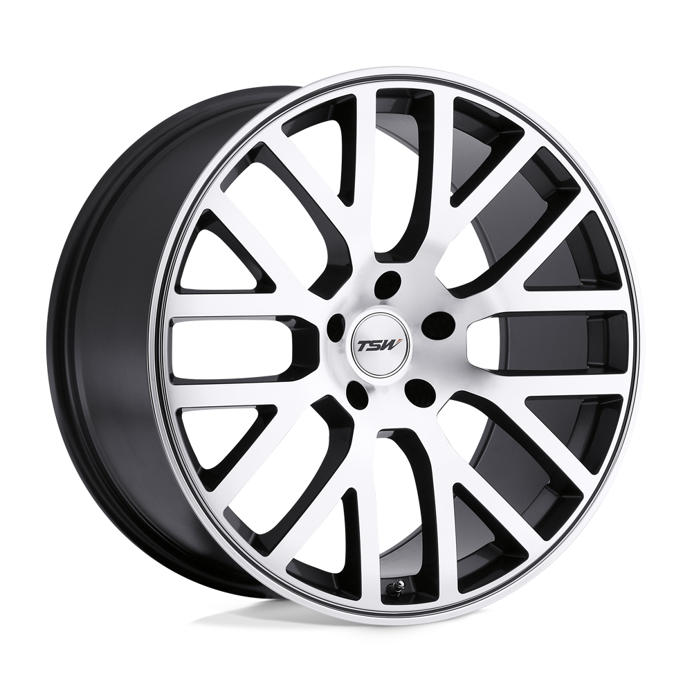 TSW DONINGTON GUNMETAL MIRROR CUT FACE 22X10.5 5x120 et25 76.1