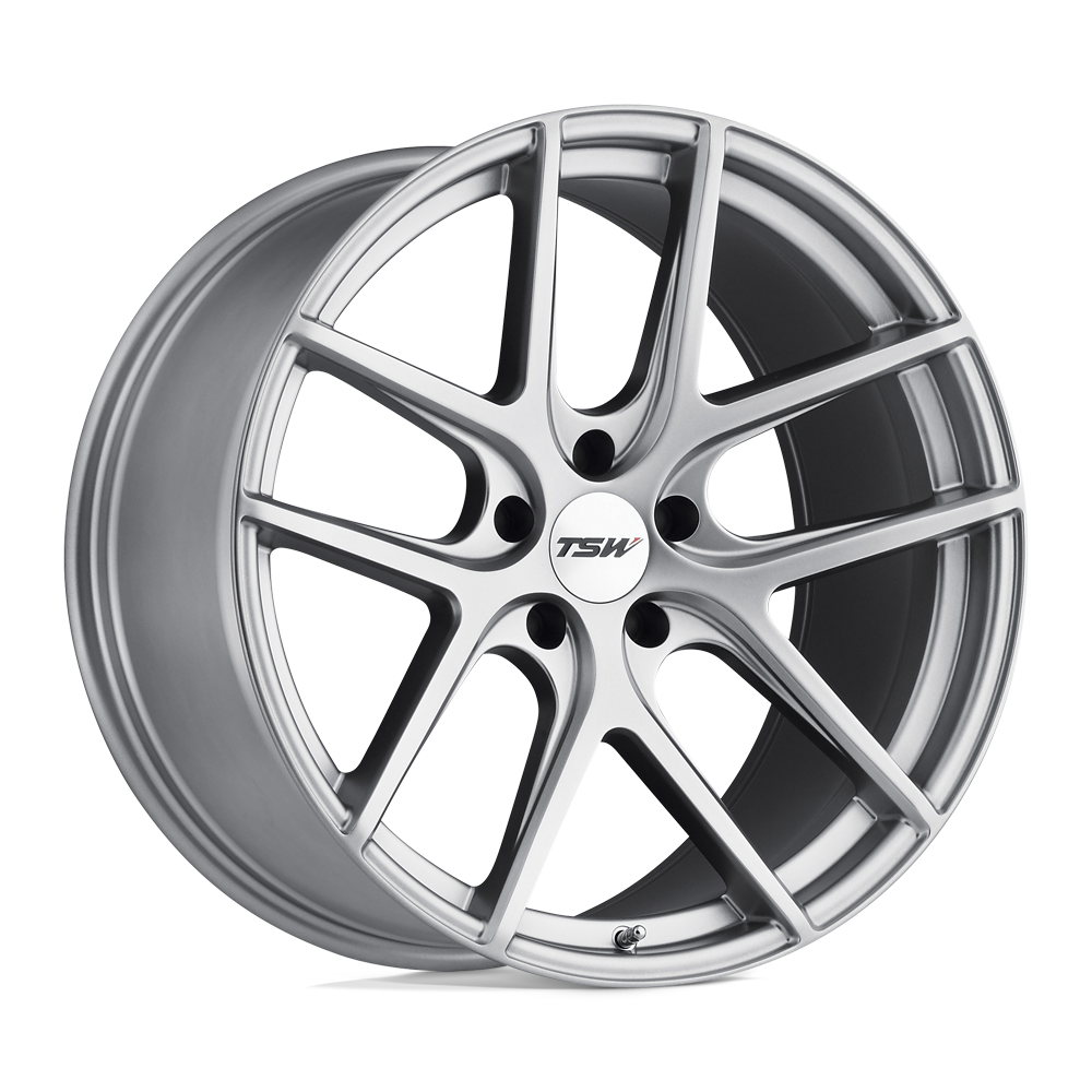 TSW GENEVA MATTE TITANIUM SILVER 17X8 5x114.3 et40 76.1