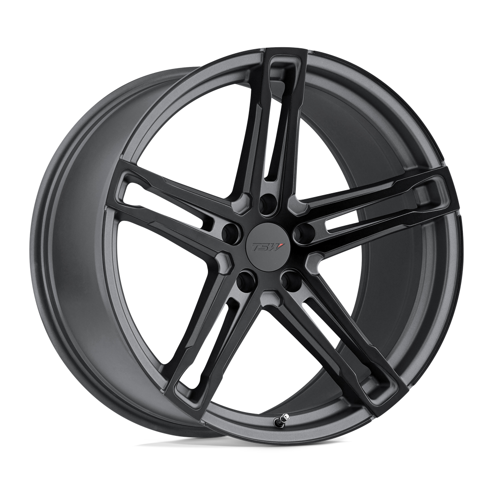 TSW MECHANICA MATTE GUNMETAL W/ MATTE BLACK FACE 18X10.5 5x114.3 et27 76.1